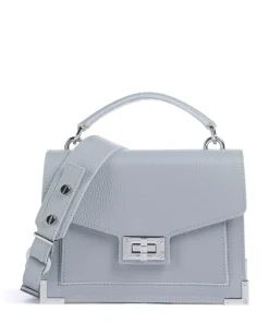 Emily Umhängetasche genarbtes Rindsleder hellblau