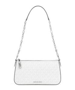 Empire Medium Schultertasche Lederimitat weiß