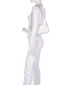 Empire Medium Schultertasche Lederimitat weiß