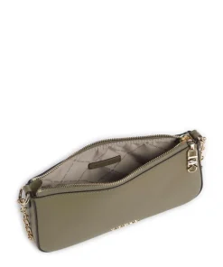 Empire Medium Schultertasche fein genarbtes Leder olivgrün