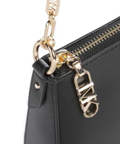 Empire Medium Schultertasche fein genarbtes Leder schwarz