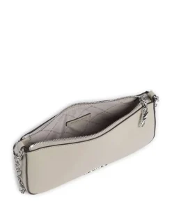 Empire Schultertasche fein genarbtes Leder sand