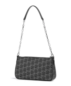 Empire Schultertasche Lederimitat schwarz