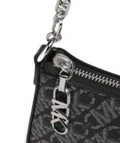 Empire Schultertasche Lederimitat schwarz