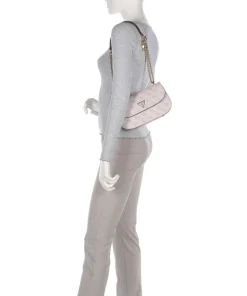 Erica Eco Schultertasche Lederimitat rosa