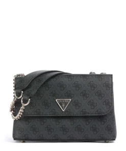 Erica Eco Schultertasche Lederimitat dunkelgrau