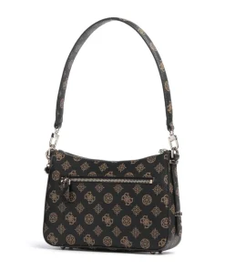 Erica Eco Schultertasche Lederimitat dunkelbraun