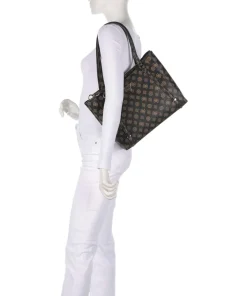 Erica Eco Shopper Lederimitat dunkelbraun