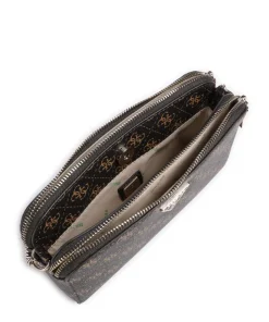 Erica Eco Umhängetasche Lederimitat dunkelbraun