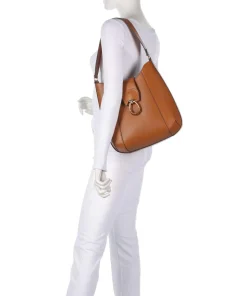 Erica Shopper fein genarbtes Rindsleder cognac