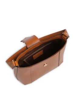 Erica Shopper fein genarbtes Rindsleder cognac