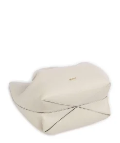 Erson Essential Handtasche genarbtes Leder creme