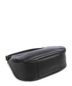 Esiah Beuteltasche fein genarbtes Rindsleder schwarz