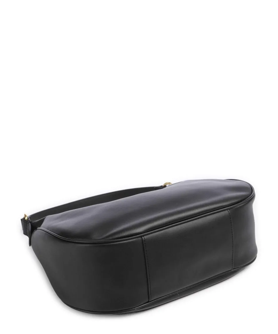 Esiah Beuteltasche fein genarbtes Rindsleder schwarz