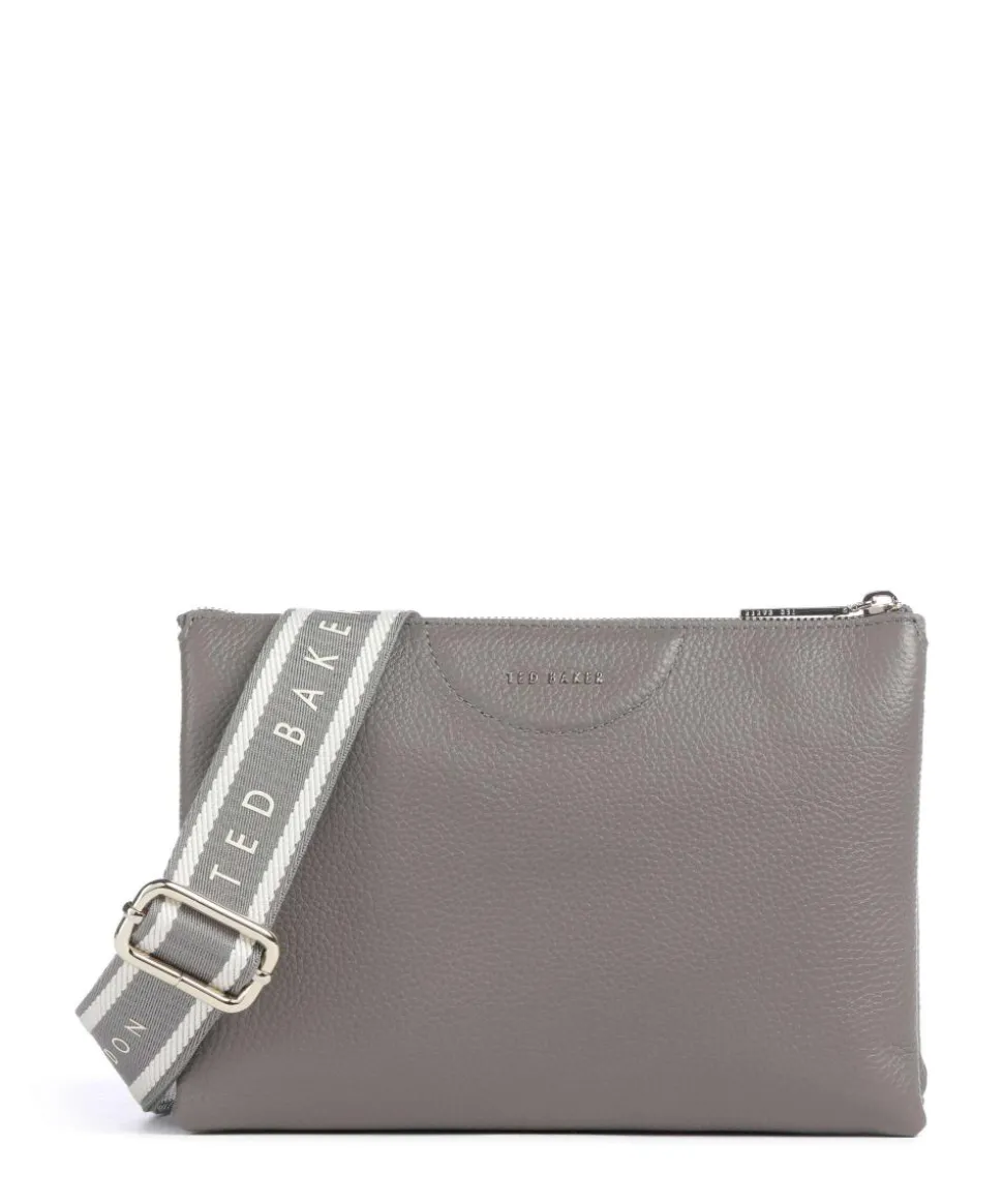 Esille Umhängetasche genarbtes Rindsleder dunkelgrau