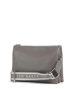 Esille Umhängetasche genarbtes Rindsleder dunkelgrau