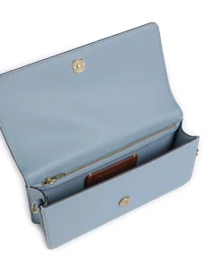 Essential Geldbörse Kalbsleder hellblau