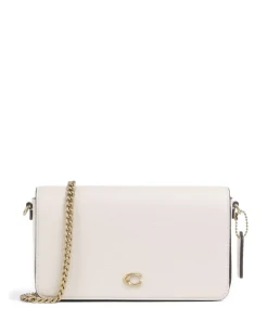 Essential Umhängetasche genarbtes Leder elfenbein