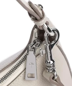 Estate Loreen Beuteltasche genarbtes Leder hellgrau