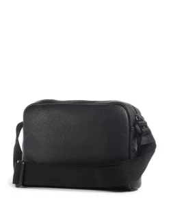 Ethon Umhängetasche Lederimitat schwarz