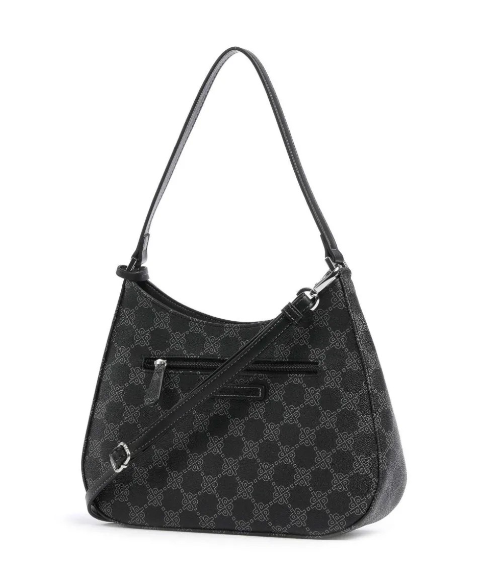 Euphoria Schultertasche Lederimitat schwarz