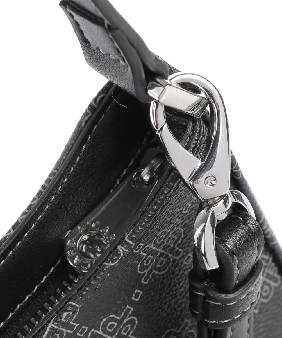 Euphoria Schultertasche Lederimitat schwarz