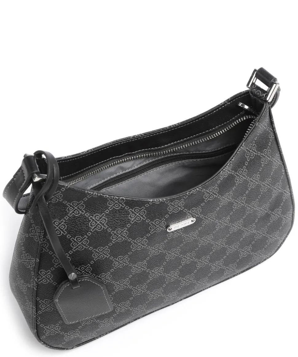 Euphoria Schultertasche Lederimitat schwarz