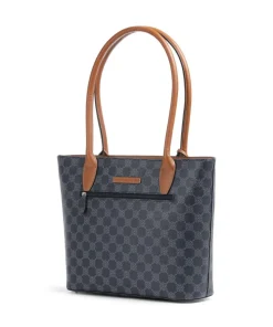 Euphoria Shopper Lederimitat dunkelblau