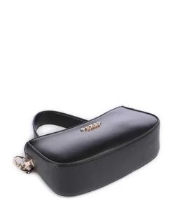 Evelune Schultertasche Lederimitat schwarz