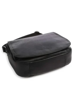 Everglades Umhängetasche Pull-Up Rindsleder schwarz