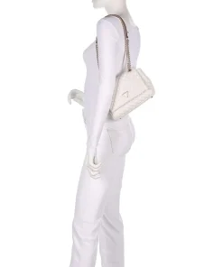 Everlee Schultertasche Lederimitat weiß