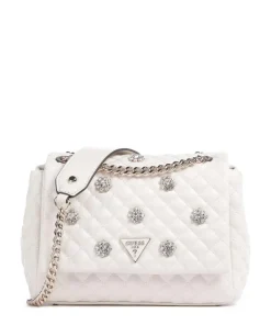 Everlee Schultertasche Lederimitat creme