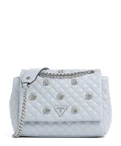 Everlee Schultertasche Lederimitat hellblau