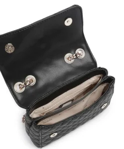 Everlee Schultertasche Lederimitat schwarz