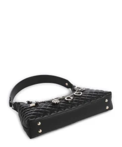 Everlee Schultertasche Lederimitat schwarz