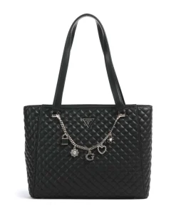 Everlee Shopper Lederimitat schwarz