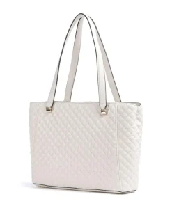 Everlee Shopper Lederimitat creme