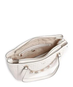 Everlee Shopper Lederimitat creme