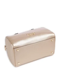 Evrim S Handtasche Lederimitat gold