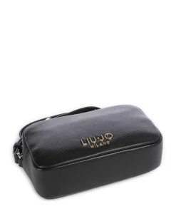 Evrim S Umhängetasche Lederimitat schwarz