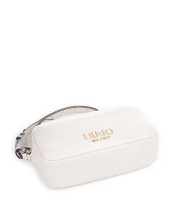 Evrim S Umhängetasche Lederimitat hellgrau