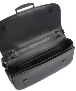 Ezra Calf Optic S Umhängetasche fein genarbtes Kalbsleder schwarz