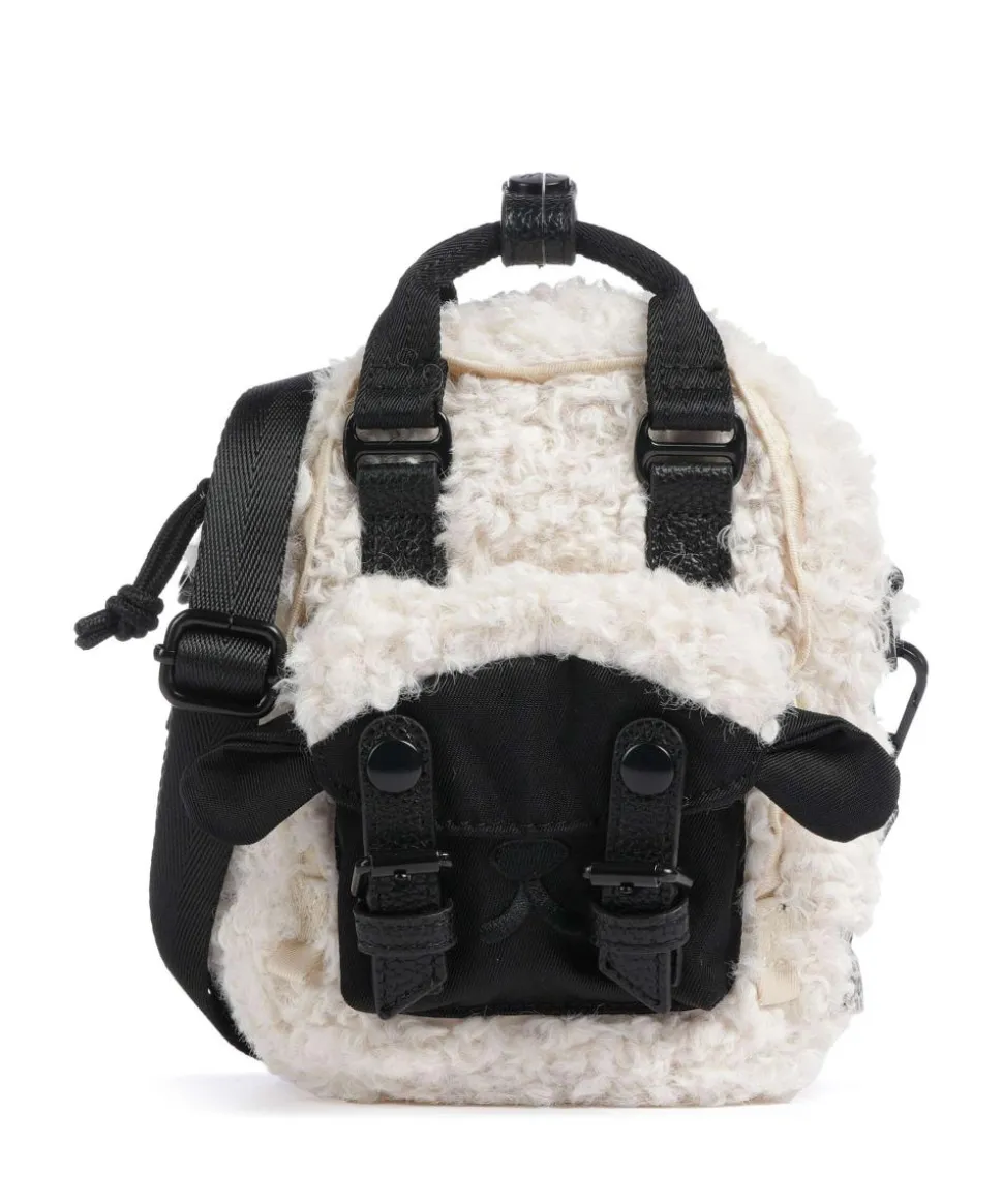 Fairies & Friends Macaroon Tiny Umhängetasche recyceltes Polyester, Nylon weiß/schwarz