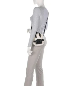 Fairies & Friends Macaroon Tiny Umhängetasche recyceltes Polyester, Nylon weiß/schwarz