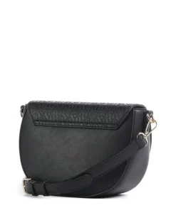 Falak Re Umhängetasche Lederimitat schwarz