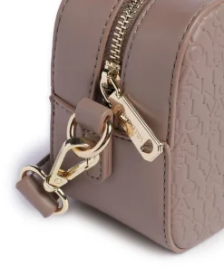 Falak Re Umhängetasche Lederimitat taupe