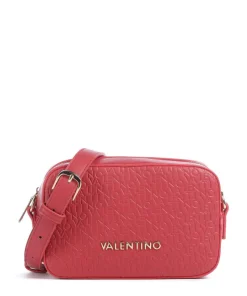 Falak Re Umhängetasche Lederimitat dunkelrot