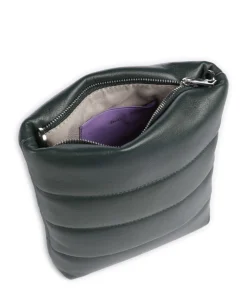 Falkland Umhängetasche fein genarbtes Leder dunkelgrün