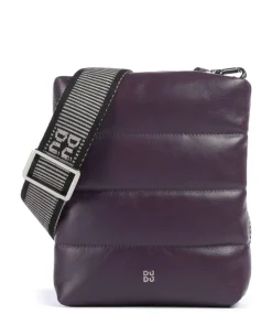 Falkland Umhängetasche fein genarbtes Leder aubergine