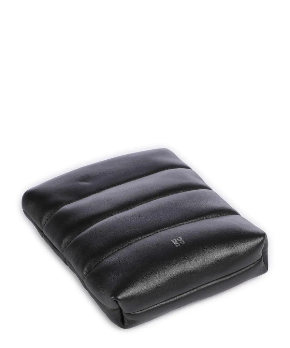 Falkland Umhängetasche fein genarbtes Leder schwarz